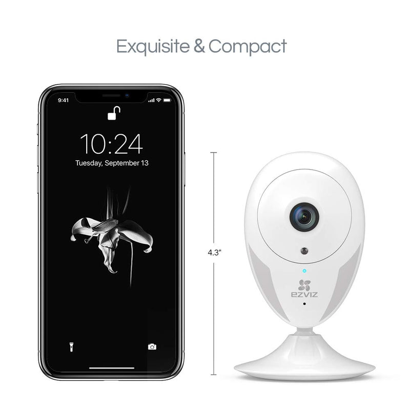 EZVIZ Smart Indoor Security Camera FHD Motion Alert Night Vision Works with Alexa Google iOS Android App