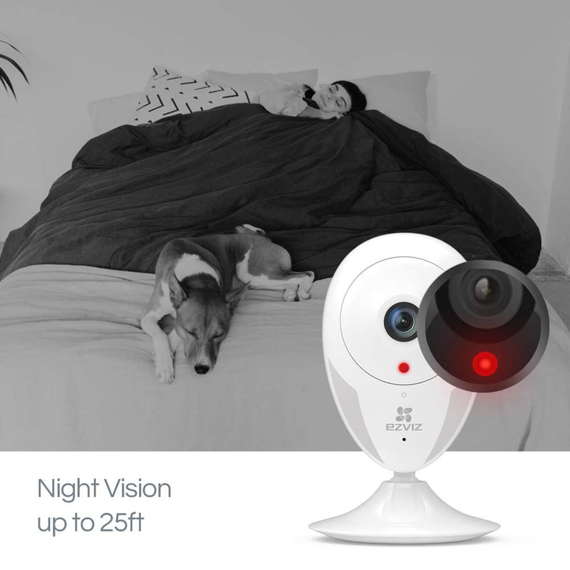 EZVIZ Smart Indoor Security Camera FHD Motion Alert Night Vision Works with Alexa Google iOS Android App