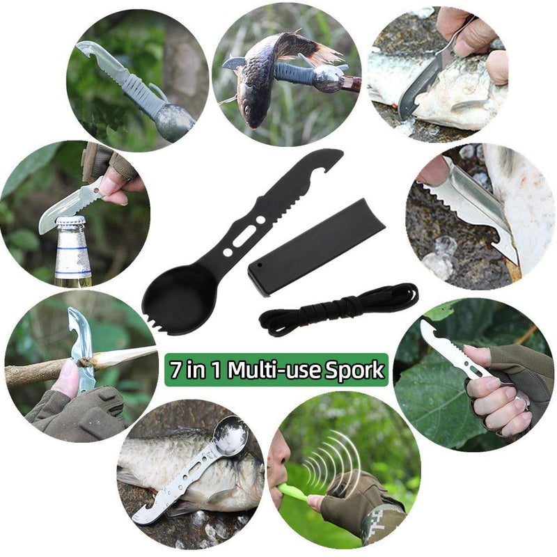 Survival Kit 12 in 1 Fishing/Hunting/Survival/Emergency/Camping/Hiking Gear - Gifts for Men